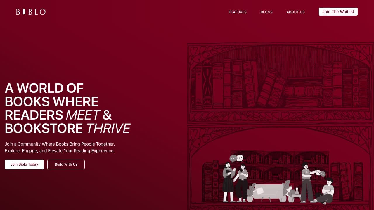 Biblo App — Social Platform project by AIByte Hub