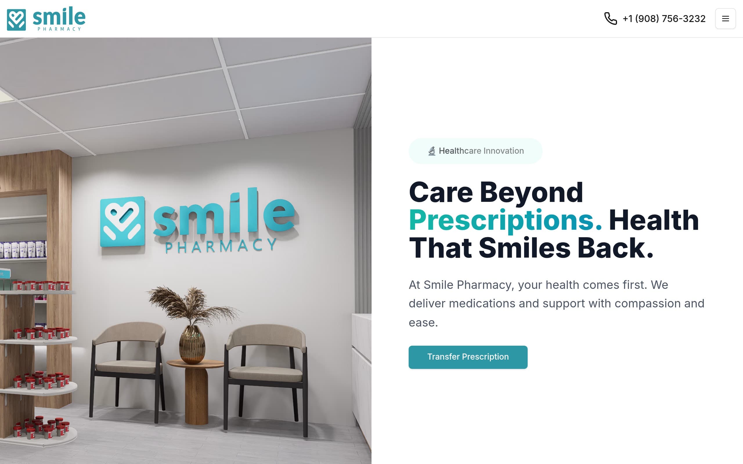Smile Pharmacy — Healthcare project by AIByte Hub